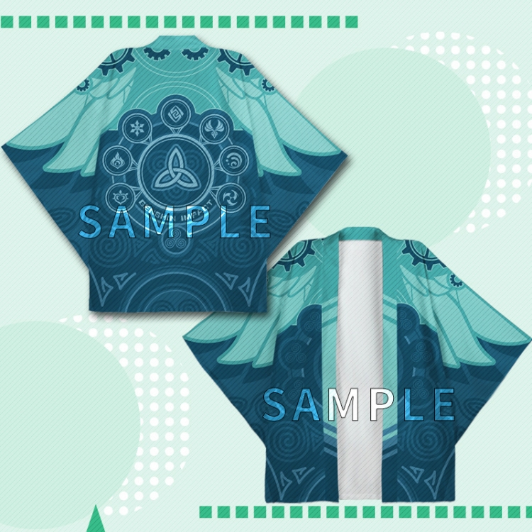 Genshin Impact  Full color COS kimono cloak jacket from 2XS to 4XL  three days in advance