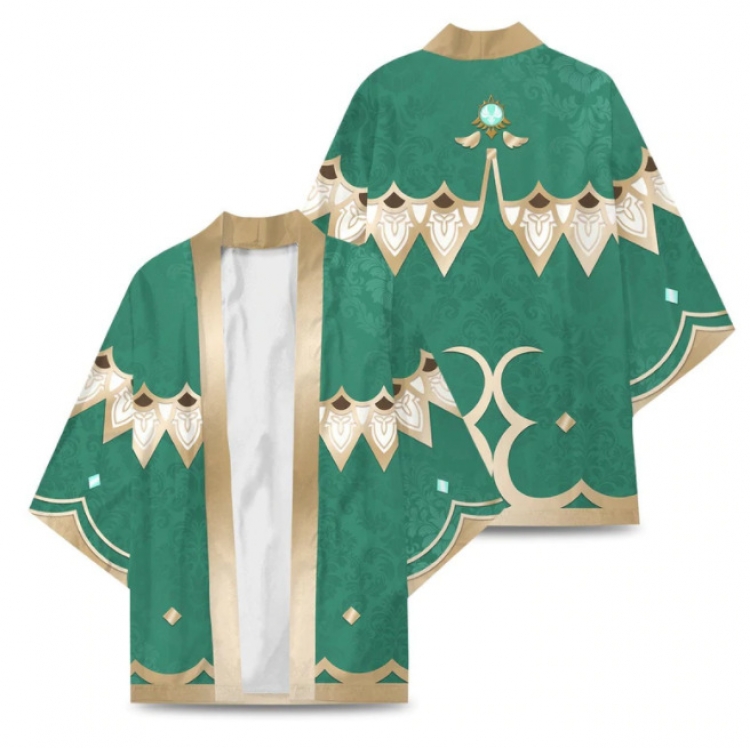 Genshin Impact  Full color COS kimono cloak jacket from 2XS to 4XL  three days in advance