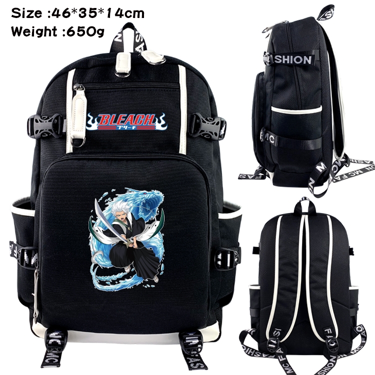 Bleach  Data USB backpack Cartoon printed student backpack 46X35X14CM 650G