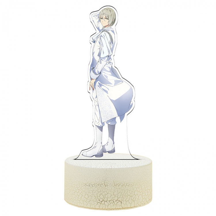 anela Acrylic Night Light 16 Color-changing USB Interface Box Set 19X7X4CM white base