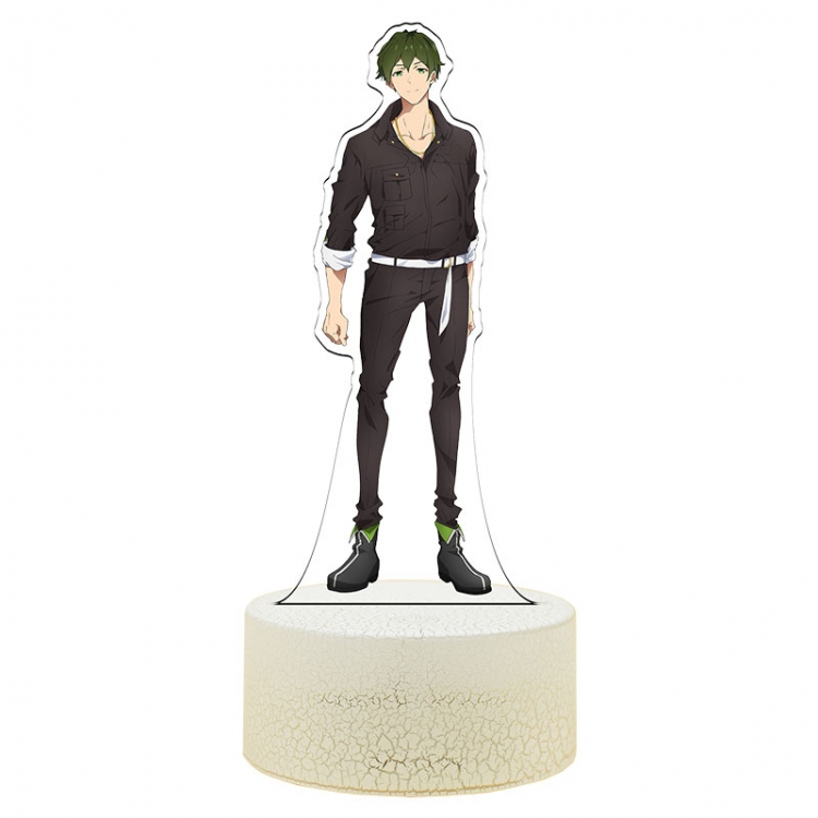 jaxxjaxx Acrylic Night Light 16 Color-changing USB Interface Box Set 19X7X4CM white base