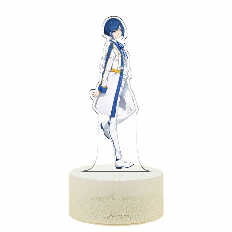 protostar Acrylic Night Light 16 Color-changing USB Interface Box Set 19X7X4CM white base