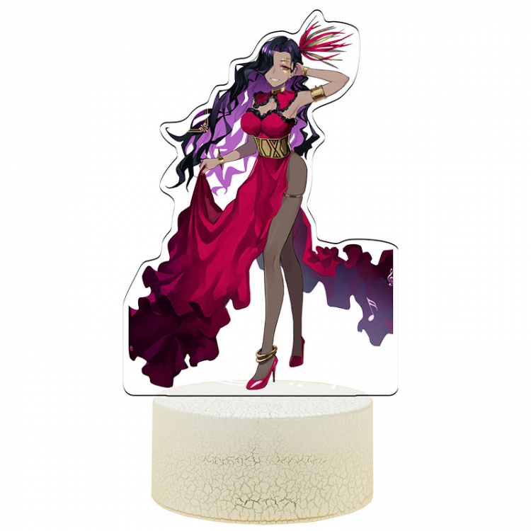 takt op.Destiny Acrylic Night Light 16 Color-changing USB Interface Box Set 19X7X4CM white base