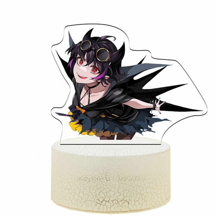 takt op.Destiny Acrylic night light 16 kinds of color changing USB interface box 14X7X4CM white base