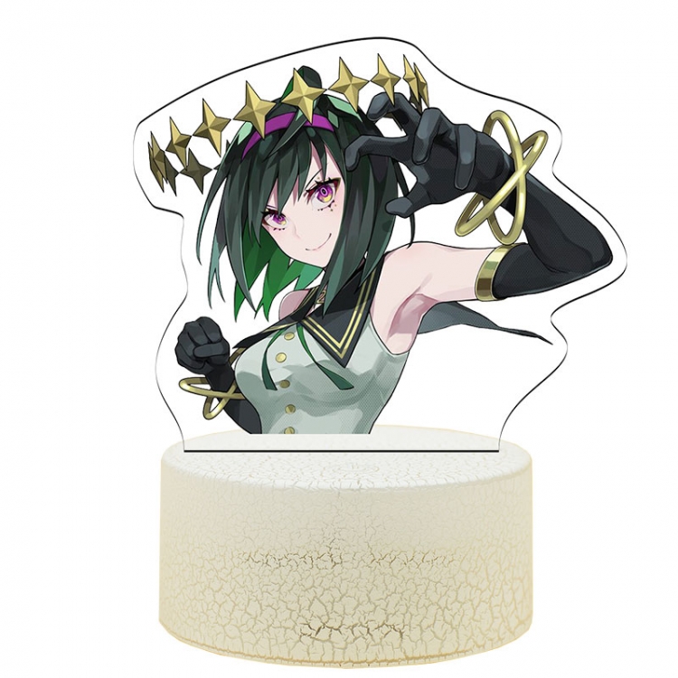 takt op.Destiny Acrylic night light 16 kinds of color changing USB interface box 14X7X4CM white base