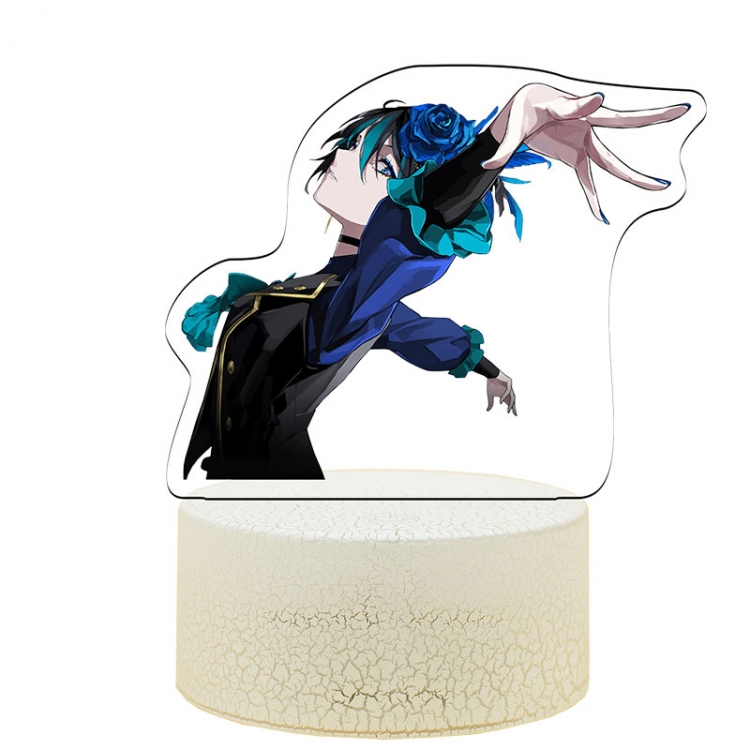 takt op.Destiny Acrylic night light 16 kinds of color changing USB interface box 14X7X4CM white base