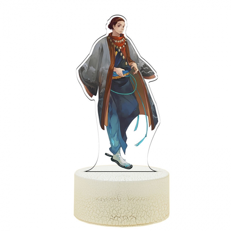 Haikyuu!! Acrylic Night Light 16 Color-changing USB Interface Box Set 19X7X4CM white base