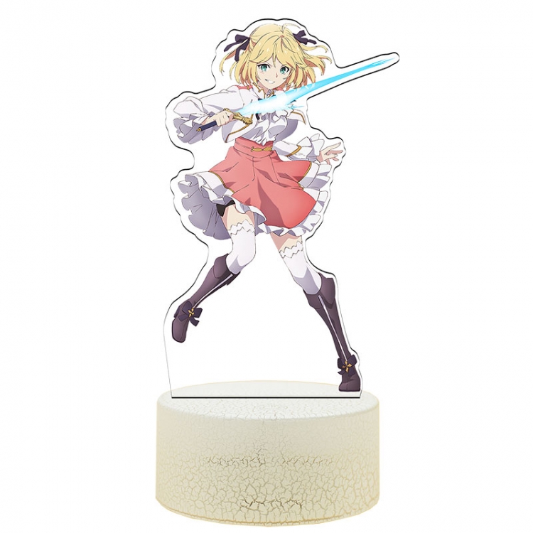 The reincarnation queen and the magic revolution of genius Acrylic Night Light 16 Color-changing USB Interface Box Set 1