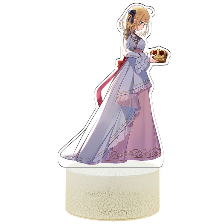 The reincarnation queen and the magic revolution of genius Acrylic Night Light 16 Color-changing USB Interface Box Set 1