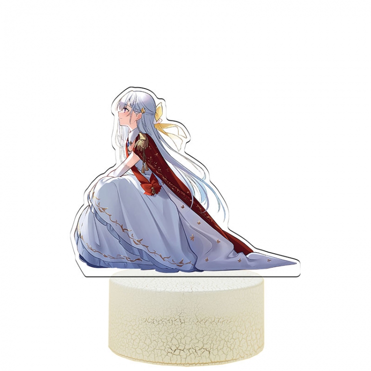 The reincarnation queen and the magic revolution of genius Acrylic Night Light 16 Color-changing USB Interface Box Set 1