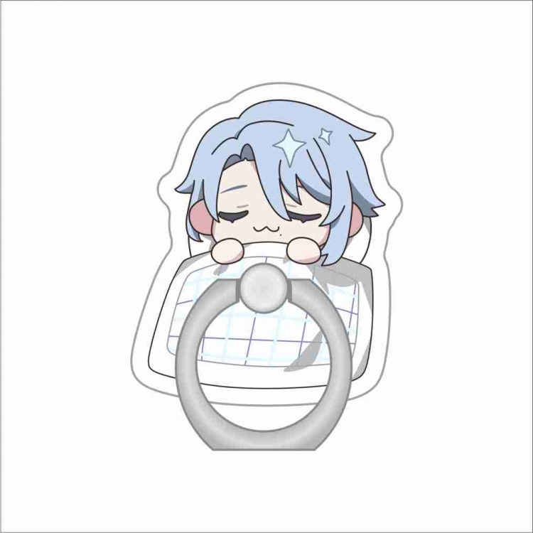 Genshin Impact Anime Peripheral Acrylic Ring Buckle Phone Holder price for 5 pcs