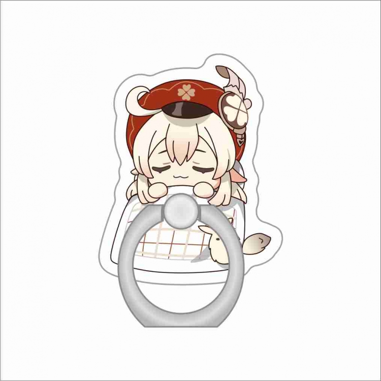 Genshin Impact Anime Peripheral Acrylic Ring Buckle Phone Holder price for 5 pcs