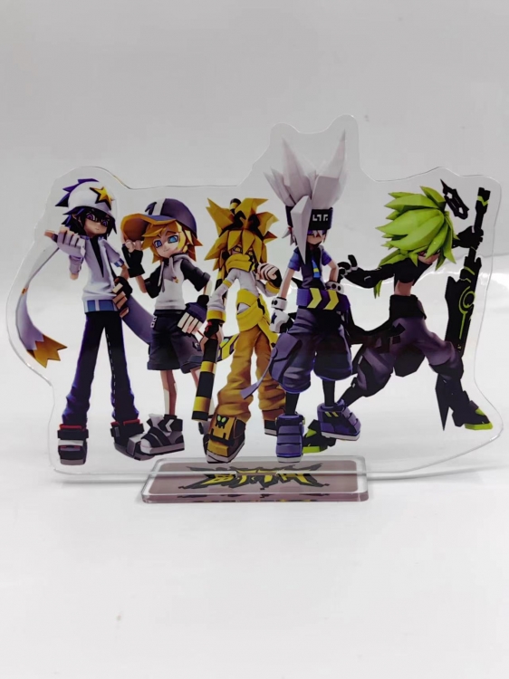 AOTU Anime Laser Acrylic Humanoid  keychain Standing Plates