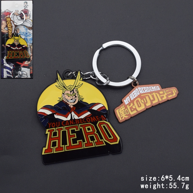 My Hero Academia Animation cartoon chain burning key chain schoolbag pendant