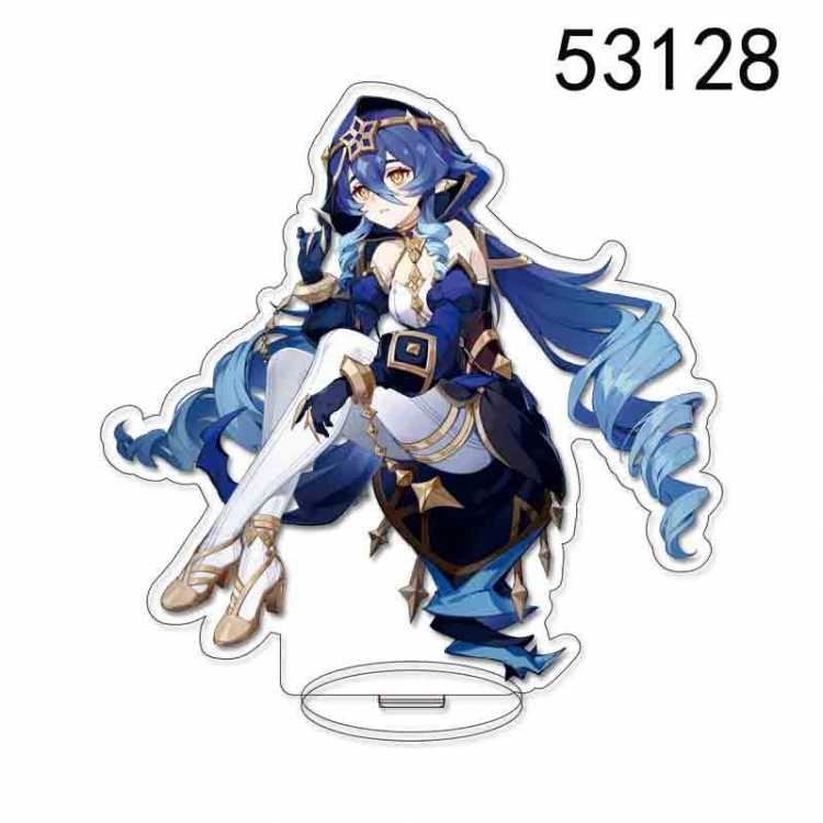 Genshin Impact Anime character acrylic Standing Plates Keychain 15cm  53128