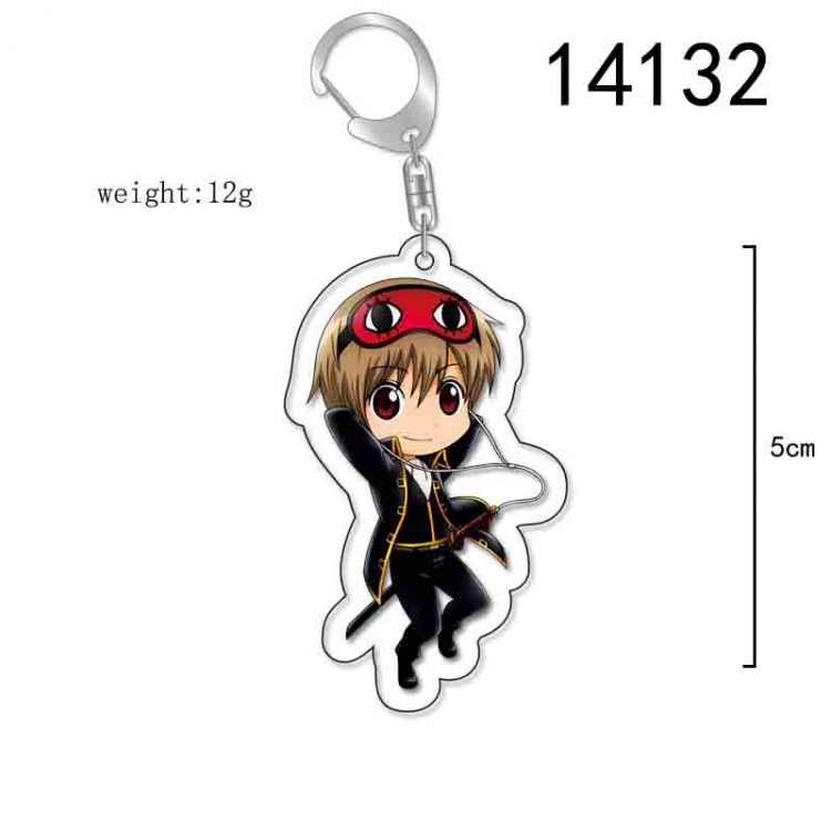 Gintama  Anime Acrylic Keychain Charm price for 5 pcs 14132