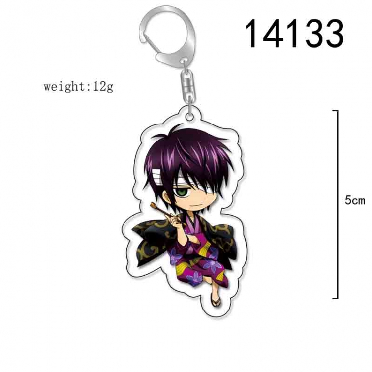 Gintama  Anime Acrylic Keychain Charm price for 5 pcs 14133