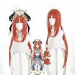 Genshin Impact Orange red grad...