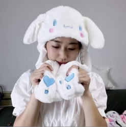 Tiktok animal white dog  ear h...