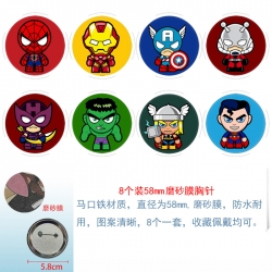 Superhero Movie Anime round sc...