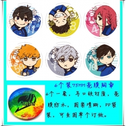 BLUE LOCK Anime round Badge Br...