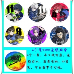 BLUE LOCK Anime round Badge Br...