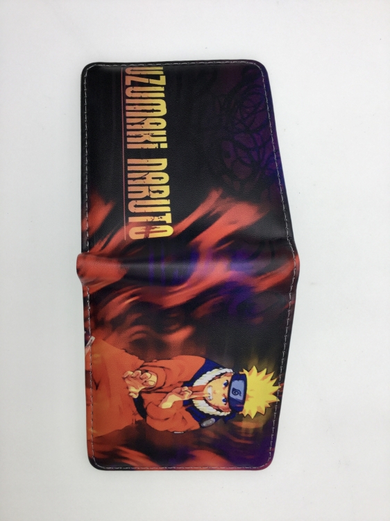 Naruto Short card wallet fold in half 11X9.5CM 60G