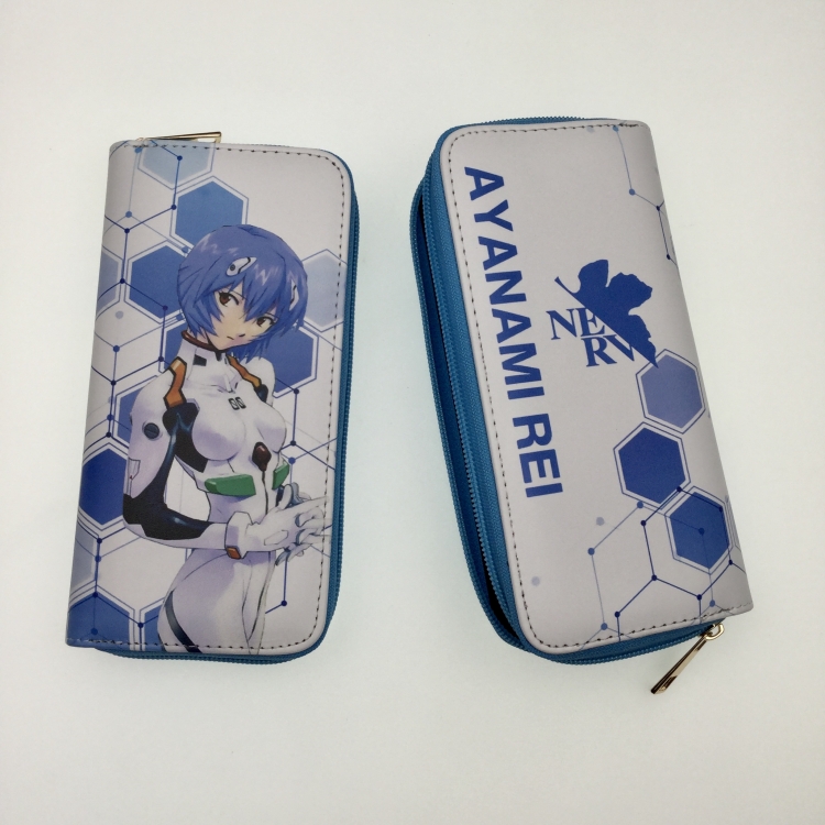 EVA Animation full-color printed long zipper wallet 514