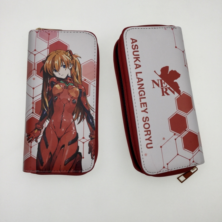 EVA Animation full-color printed long zipper wallet  499