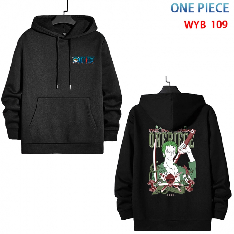 One Piece Cotton Hooded Patch Pocket Sweatshirt from S to 3XL WYB-109