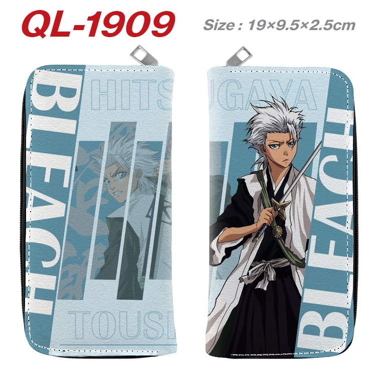 Bleach Animation perimeter long zipper wallet 19.5x9.5x2.5cm QL-1909