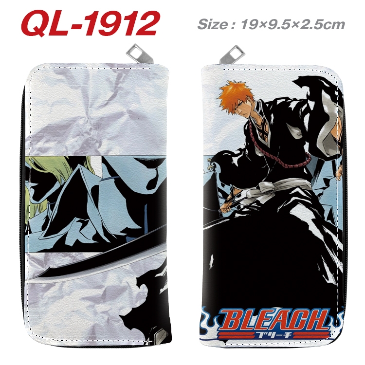 Bleach Animation perimeter long zipper wallet 19.5x9.5x2.5cm QL-1912