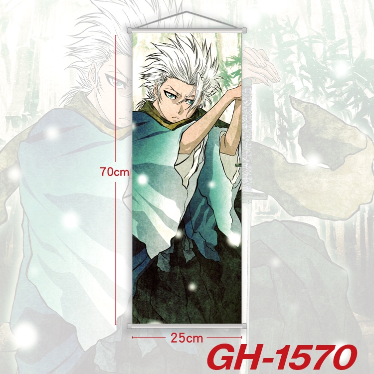 Bleach Plastic Rod Cloth Small Hanging Canvas Painting Wall Scroll 25x70cm price for 5 pcs GH-1570A