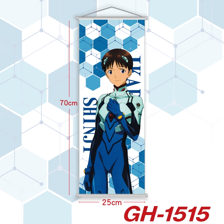 EVA Plastic Rod Cloth Small Hanging Canvas Painting Wall Scroll 25x70cm price for 5 pcs GH-1515A