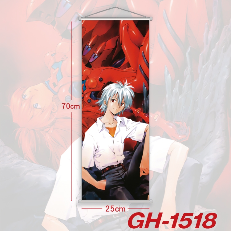 EVA Plastic Rod Cloth Small Hanging Canvas Painting Wall Scroll 25x70cm price for 5 pcs GH-1518A