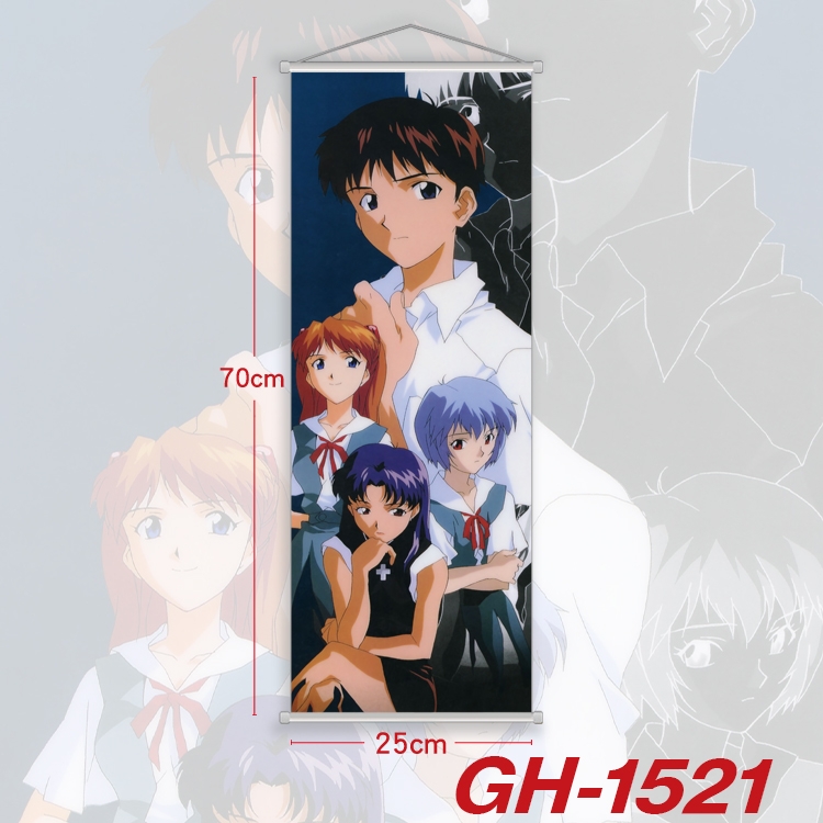 EVA Plastic Rod Cloth Small Hanging Canvas Painting Wall Scroll 25x70cm price for 5 pcs GH-1521A