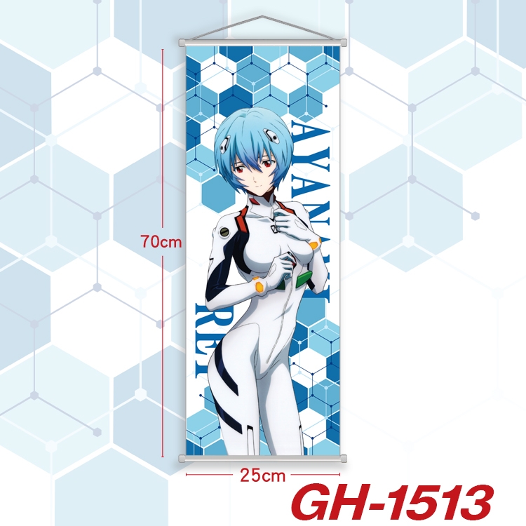 EVA Plastic Rod Cloth Small Hanging Canvas Painting Wall Scroll 25x70cm price for 5 pcs GH-1513A