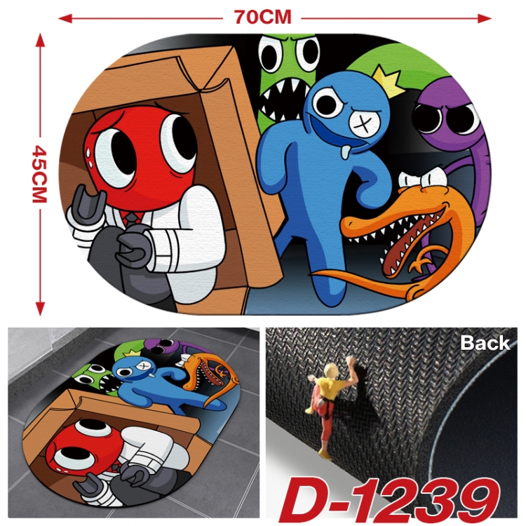 Rainbow friend Multi-functional digital printing floor mat mouse pad table mat 70x45CM  D-1239