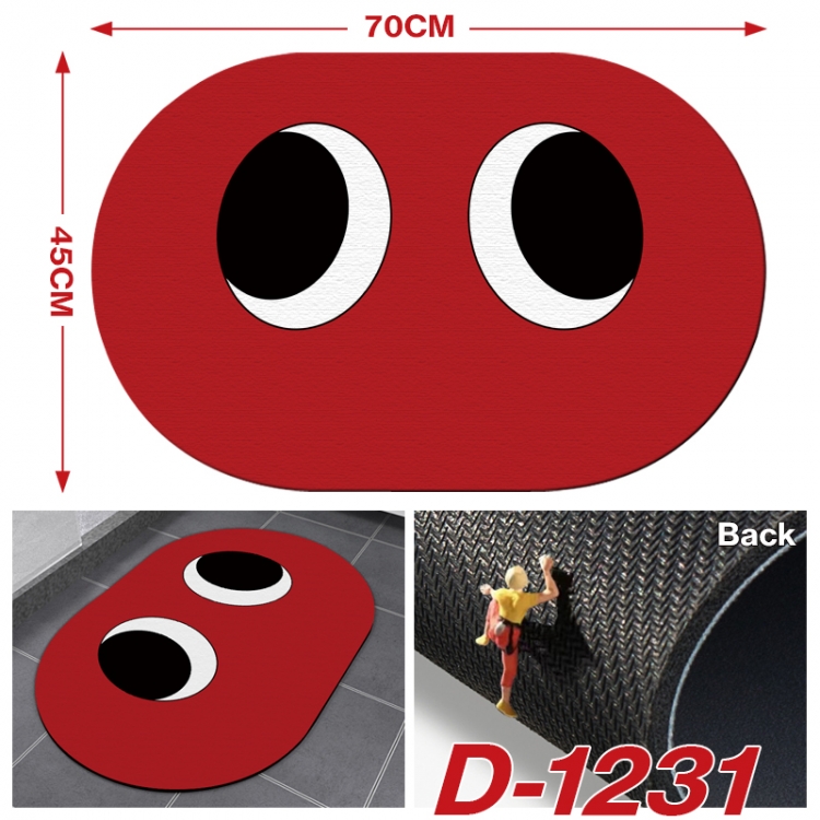 Rainbow friend Multi-functional digital printing floor mat mouse pad table mat 70x45CM  D-1231