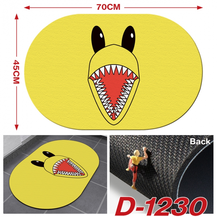 Rainbow friend Multi-functional digital printing floor mat mouse pad table mat 70x45CM  D-1230