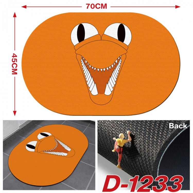 Rainbow friend Multi-functional digital printing floor mat mouse pad table mat 70x45CM D-1233
