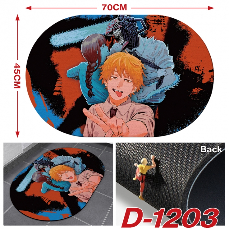 Chainsaw man Multi-functional digital printing floor mat mouse pad table mat 70x45CM D-1203
