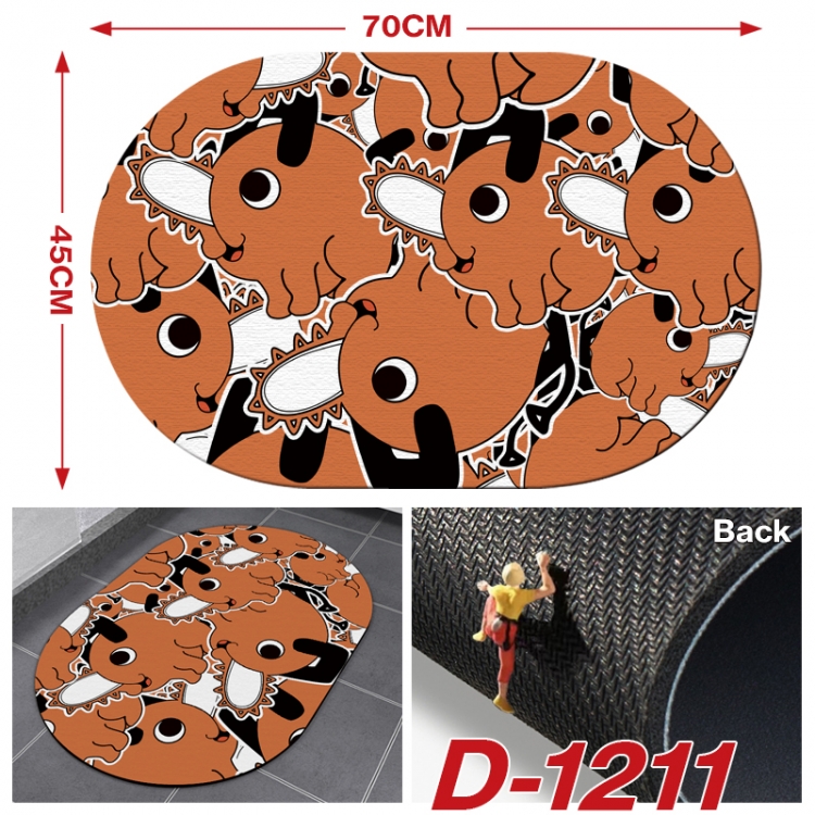 Chainsaw man Multi-functional digital printing floor mat mouse pad table mat 70x45CM D-1211