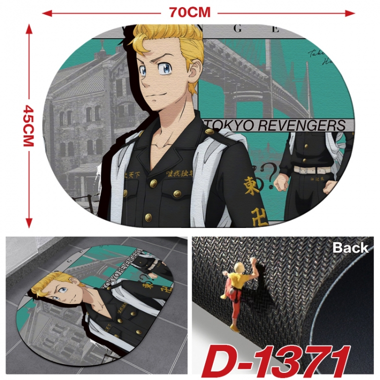 Tokyo Revengers Multi-functional digital printing floor mat mouse pad table mat 70x45CM D-1371
