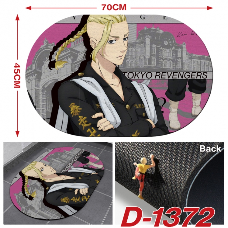 Tokyo Revengers Multi-functional digital printing floor mat mouse pad table mat 70x45CM  D-1372