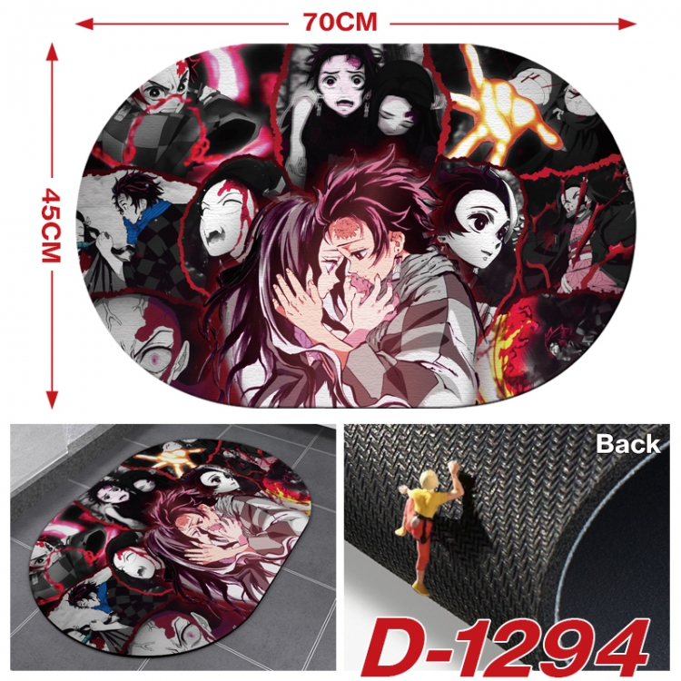 Demon Slayer Kimets Multi-functional digital printing floor mat mouse pad table mat 70x45CM D-1294