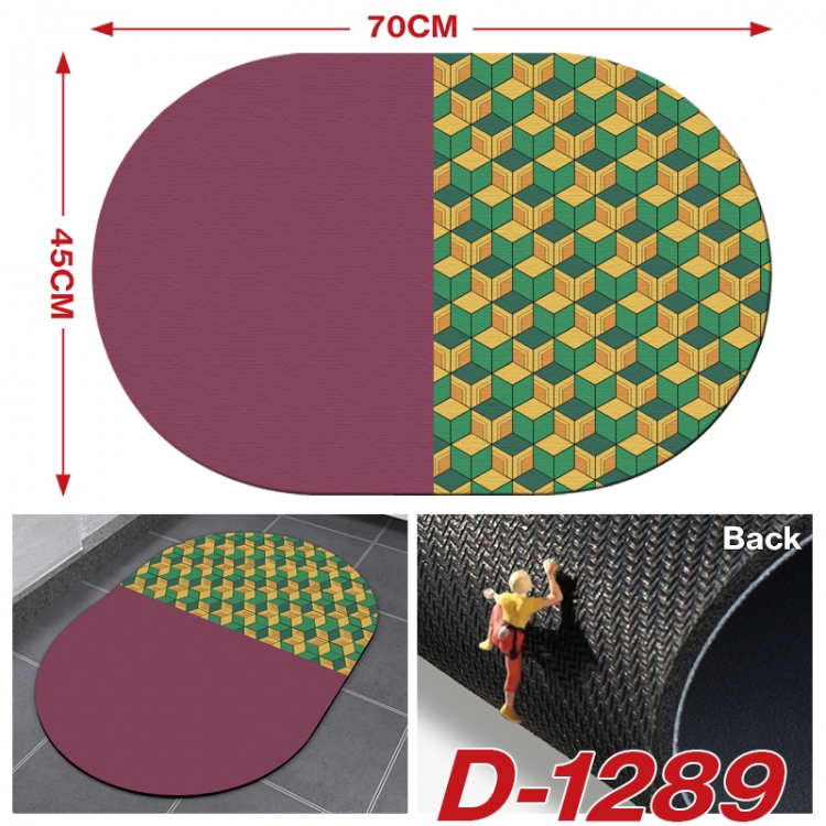 Demon Slayer Kimets Multi-functional digital printing floor mat mouse pad table mat 70x45CM D-1289