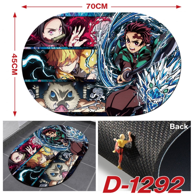 Demon Slayer Kimets Multi-functional digital printing floor mat mouse pad table mat 70x45CM D-1292