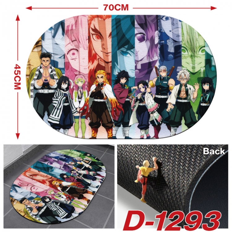 Demon Slayer Kimets Multi-functional digital printing floor mat mouse pad table mat 70x45CM D-1293