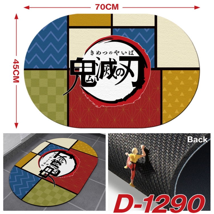 Demon Slayer Kimets Multi-functional digital printing floor mat mouse pad table mat 70x45CM  D-1290